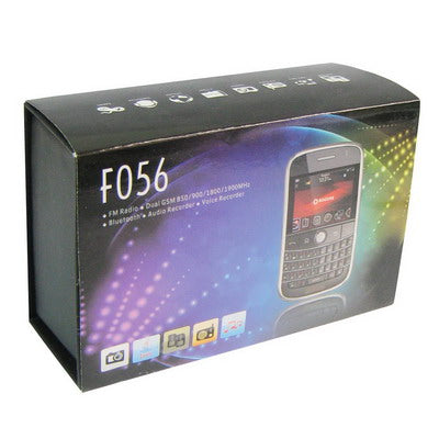 F056 Mobile Phone, Network: 2G, Bluetooth FM JAVA, Dual SIM, Quad Band(Black) - free shipping - PMC TechLife - Order now!