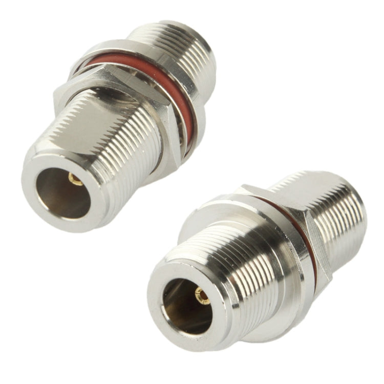 Coaxial RF N Female to N Female Adapter(Silver) - Connectors by PMC Jewellery | Online Shopping South Africa | PMC Jewellery