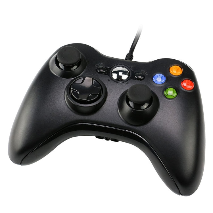 USB 2.0 Wired Controller Gamepad for XBOX360, Plug and Play, Cable Length: 2.5m(Black) - Gamepad by PMC TechLife | Online Shopping South Africa | PMC TechLife