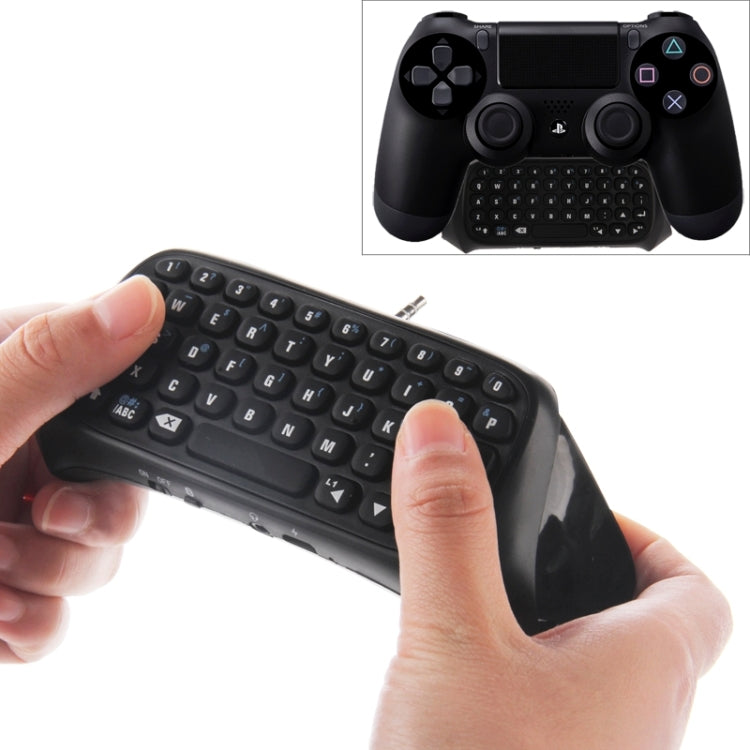 Dobe TP4-008 Bluetooth 3.0 Keyboard for PlayStation 4 PS4 Controller(Black) - Gamepads by DOBE | Online Shopping South Africa | PMC TechLife | Buy Now Pay Later Mobicred