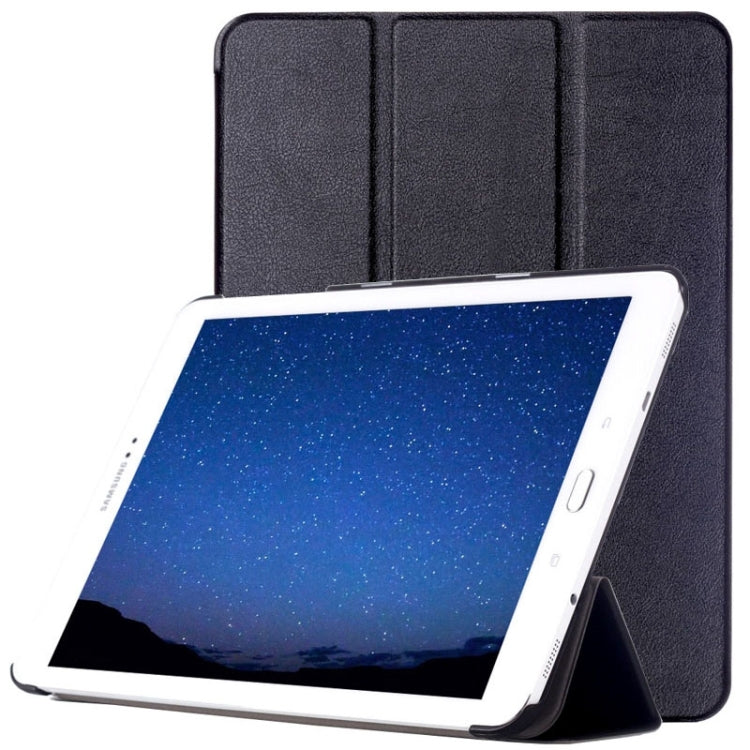 Custer Texture Horizontal Flip Leather Case with 3-folding Holder for Galaxy Tab S2 9.7 / T815(Black) - free shipping - PMC TechLife - Order now!