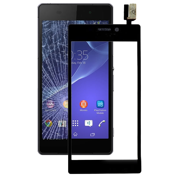 Touch Panel Part for Sony Xperia M2 / S50h(Black) - free shipping - PMC TechLife - Order now!