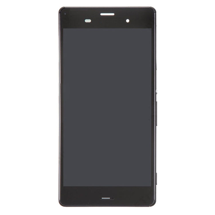 LCD Display + Touch Panel with Frame for Sony Xperia Z3 (Dual SIM Version) / D6633 / L55U(Black) - free shipping - PMC TechLife - Order now!