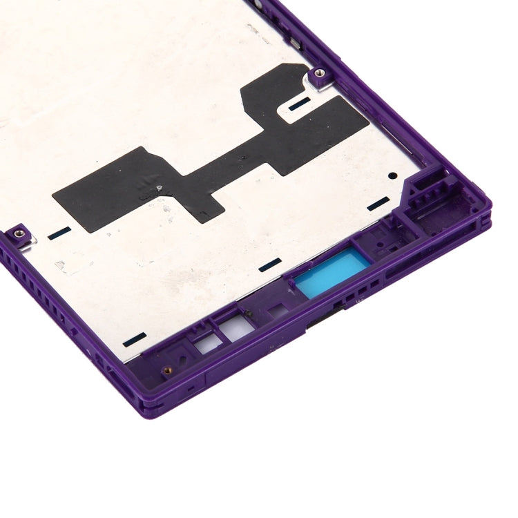 Front Housing LCD Frame Bezel Plate for Sony Xperia Z Ultra / XL39h / C6802(Purple) - Frame Bezel Plate by PMC TechLife | Online Shopping South Africa | PMC TechLife
