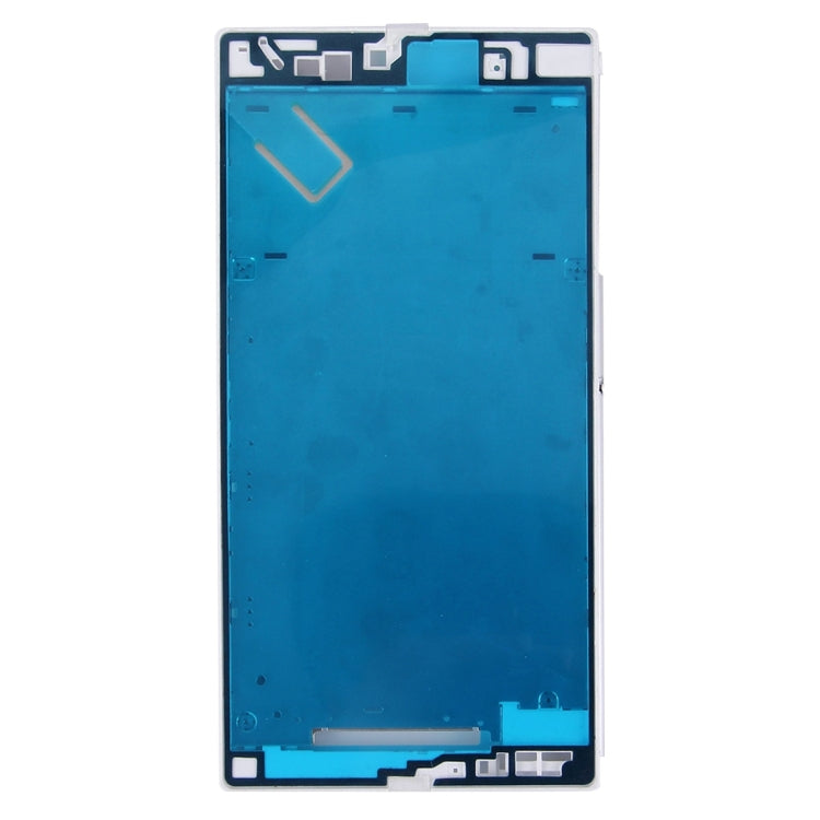 Front Housing LCD Frame Bezel Plate for Sony Xperia Z Ultra / XL39h / C6802(White) - Frame Bezel Plate by PMC Jewellery | Online Shopping South Africa | PMC Jewellery