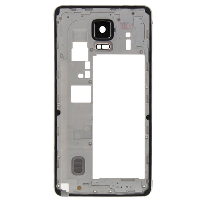 For Galaxy Note 4 / N910V Full Housing Cover (Middle Frame Bezel Back Plate Housing Camera Lens Panel + Battery Back Cover ) (Black) - Back Cover by PMC Jewellery | Online Shopping South Africa | PMC Jewellery