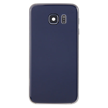 For Galaxy S6 / G920F Full Housing Cover (Back Plate Housing Camera Lens Panel + Battery Back Cover ) (Blue) - Back Cover by PMC Jewellery | Online Shopping South Africa | PMC Jewellery