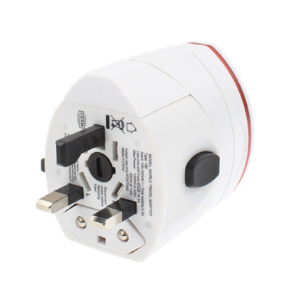 Plug Adapter, World Travel Adapter 2 & USB Charger - International Plug Adaptor by PMC TechLife | Online Shopping South Africa | PMC TechLife