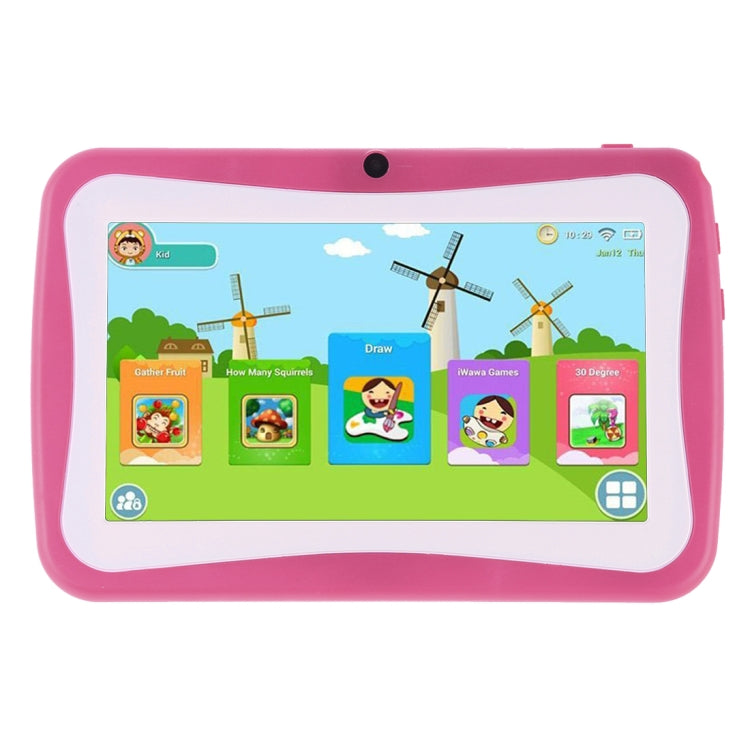 Kids Education Tablet PC, 7.0 inch, 1GB+8GB, Android 4.4.2 Allwinner A33Quad Core 1.3GHz, WiFi, TF Card up to 32GB, Dual Camera(Pink) -  by PMC Jewellery | Online Shopping South Africa | PMC Jewellery