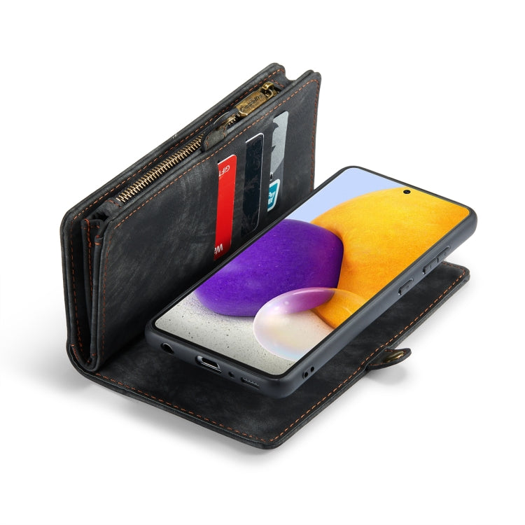For Samsung Galaxy S10 CaseMe-008 Detachable Multifunctional Flip Leather Phone Case(Black) - Galaxy Phone Cases by CaseMe | Online Shopping South Africa | PMC TechLife | Buy Now Pay Later Mobicred