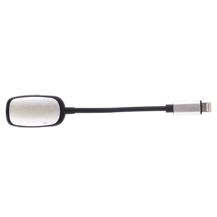 8 Pin to 8 Pin Charging Interface + 8 Pin Earphone Interface + 3.5mm Audio Interface Earphone Adapter(Silver) - Earphone Adapter by PMC TechLife | Online Shopping South Africa | PMC TechLife
