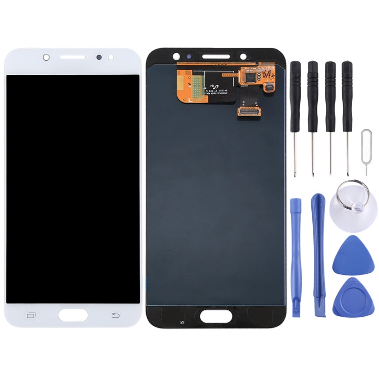 LCD Display + Touch Panel for Galaxy C8, C710F/DS, C7100 (White) - free shipping - PMC TechLife - Order now!