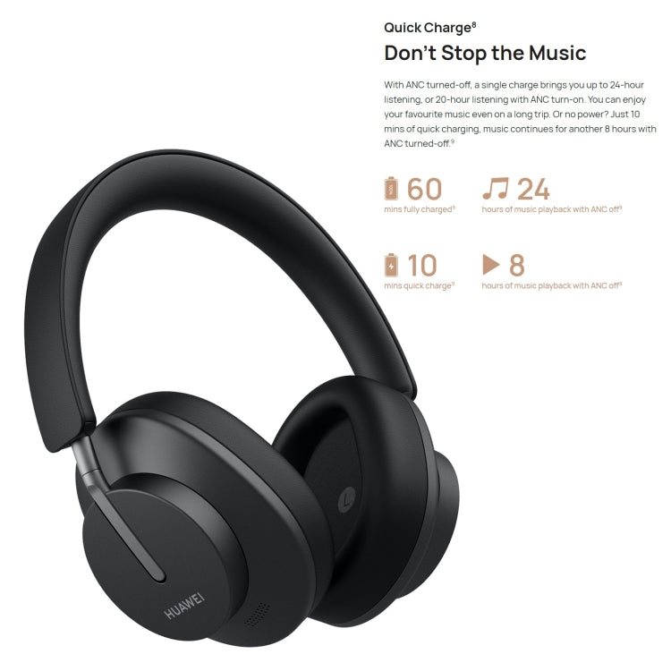 Original HUAWEI FreeBuds Studio Dynamic Noise Cancelling Bluetooth 5.2 Wireless Headset(Black) - Headset & Headphone by Huawei | Online Shopping South Africa | PMC Jewellery