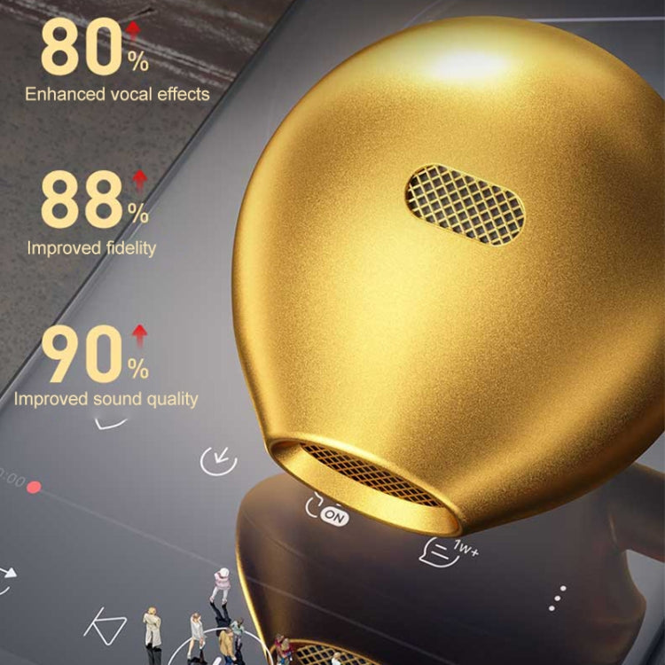 WK YC05 3.5mm Music In Ear Wired Earphone (Gold) - In Ear Wired Earphone by WK | Online Shopping South Africa | PMC Jewellery