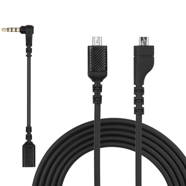 ZS0167 Sound Card Connecting Cable + Adapter Cable for Steelseries Arctis 3 5 7 Headphones - free shipping - PMC TechLife - Order now!