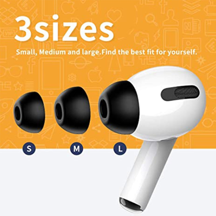 ZS0164 Slow Rebound Foam Earmuffs for AirPods Pro, Size: S (Grey) - Anti-dust & Ear Caps by PMC TechLife | Online Shopping South Africa | PMC TechLife