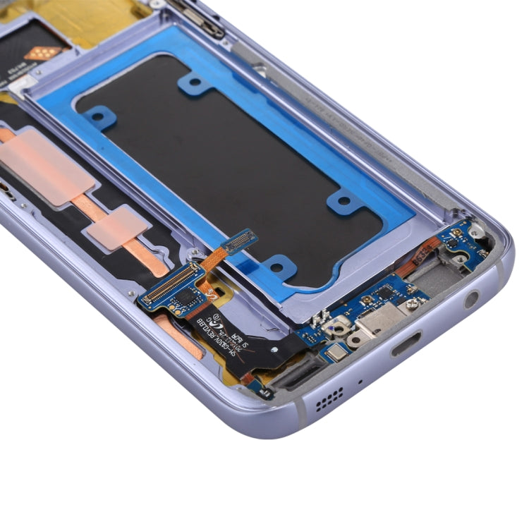 OLED LCD Screen for Galaxy S7 / G930V Digitizer Full Assembly with Frame (Gold) - free shipping - PMC TechLife - Order now!