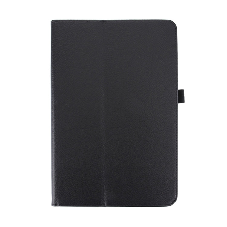 For Galaxy Tab A 10.1 (2016) / P585 Litchi Texture Horizontal Flip Leather Case with Holder(Black) - Tab A 10.1 by PMC Jewellery | Online Shopping South Africa | PMC Jewellery | Buy Now Pay Later Mobicred