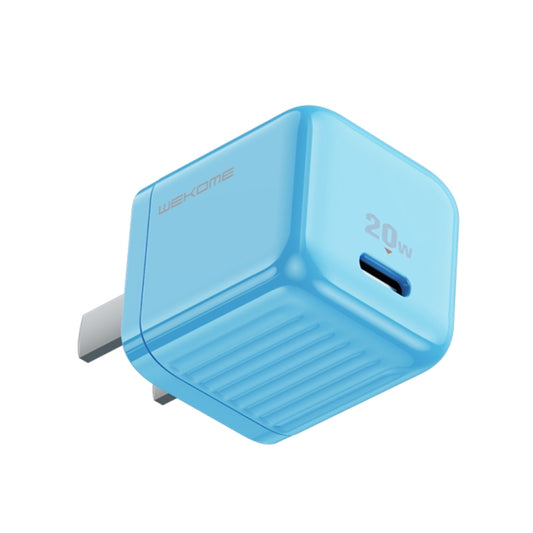 WK WP-U139 20W Color Candy Series PD Fast Charger (Blue) - USB Charger by WK | Online Shopping South Africa | PMC Jewellery | Buy Now Pay Later Mobicred