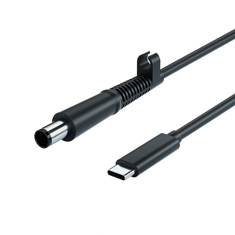 USB-C / Type-C to 7.4 x 0.6mm Laptop Power Charging Cable, Cable Length: about 1.5m(Black) - For HP by PMC TechLife | Online Shopping South Africa | PMC TechLife