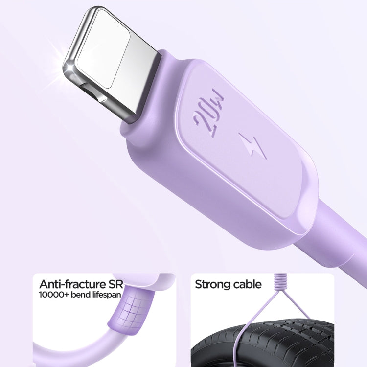 JOYROOM S-CL020A14 Multi-Color Series 20W USB-C / Type-C to 8 Pin Fast Charging Data Cable, Length:1.2m (Purple) - 2 in 1 Cable by JOYROOM | Online Shopping South Africa | PMC Jewellery