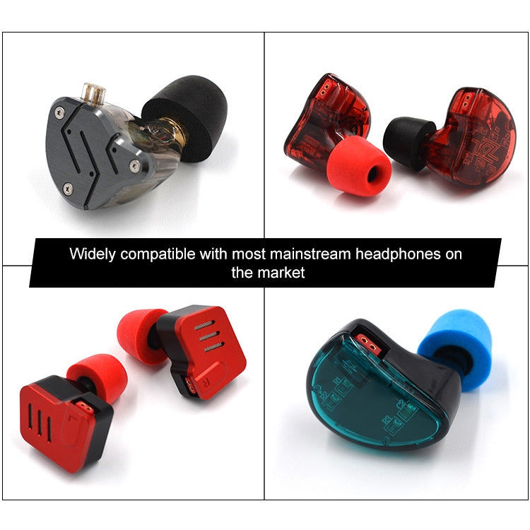 A Pair KZ Soft Memory Foam Earbuds For All In-Ear Earphone(Red) - Anti-dust & Ear Caps by KZ | Online Shopping South Africa | PMC TechLife | Buy Now Pay Later Mobicred