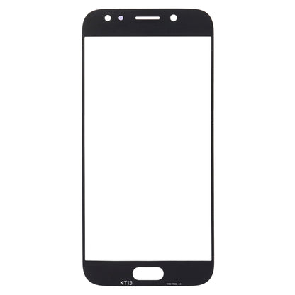 For Galaxy J3 (2017) / J330 Front Screen Outer Glass Lens (Black) - Outer Glass Lens by PMC Jewellery | Online Shopping South Africa | PMC Jewellery