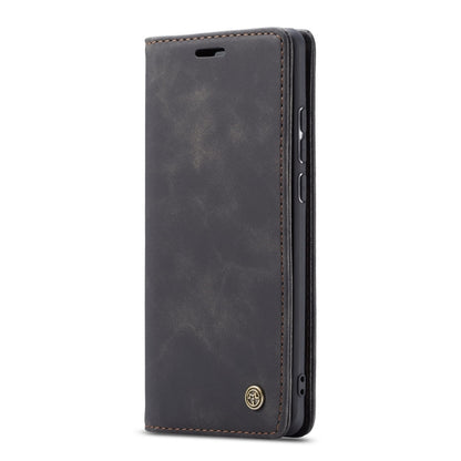 CaseMe-013 Multifunctional Retro Frosted Horizontal Flip Leather Case for Galaxy A70, with Card Slot & Holder & Zipper Wallet & Photo Frame(Black) - Galaxy Phone Cases by CaseMe | Online Shopping South Africa | PMC Jewellery | Buy Now Pay Later Mobicred