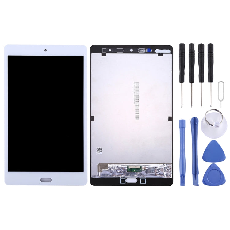 OEM LCD Screen for Huawei MediaPad M3 Lite 8.0 / W09 / AL00 with Digitizer Full Assembly (White) - free shipping - PMC TechLife - Order now!