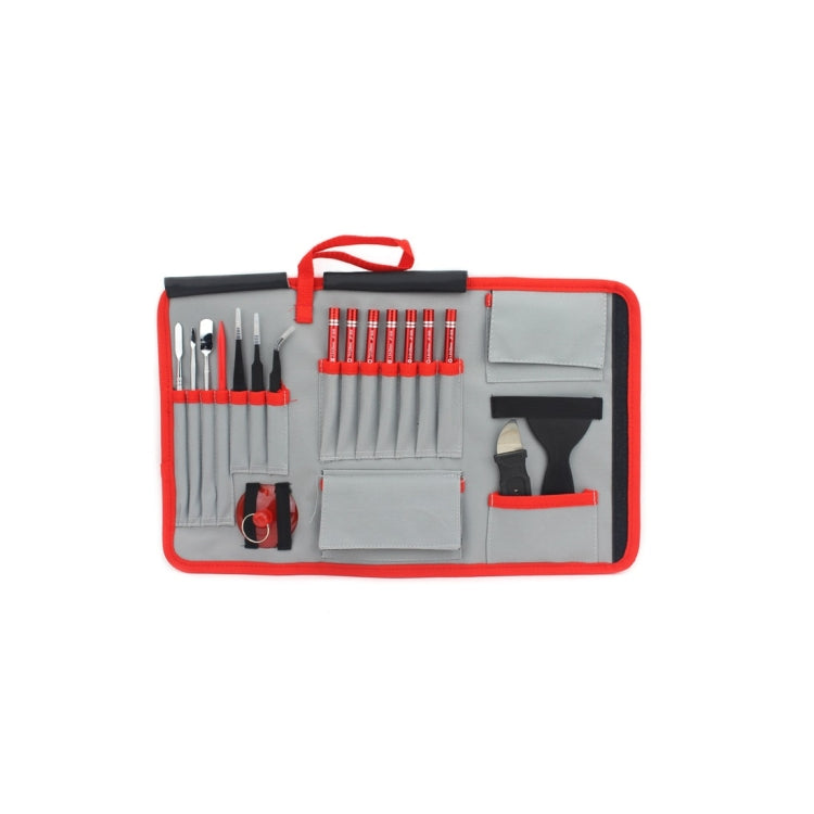 JIAFA JF-8175 28 in 1 Electronics Repair Tool Kit with Portable Bag for Repair Cell Phone, iPhone, MacBook and More - Tool Kits by JIAFA | Online Shopping South Africa | PMC Jewellery