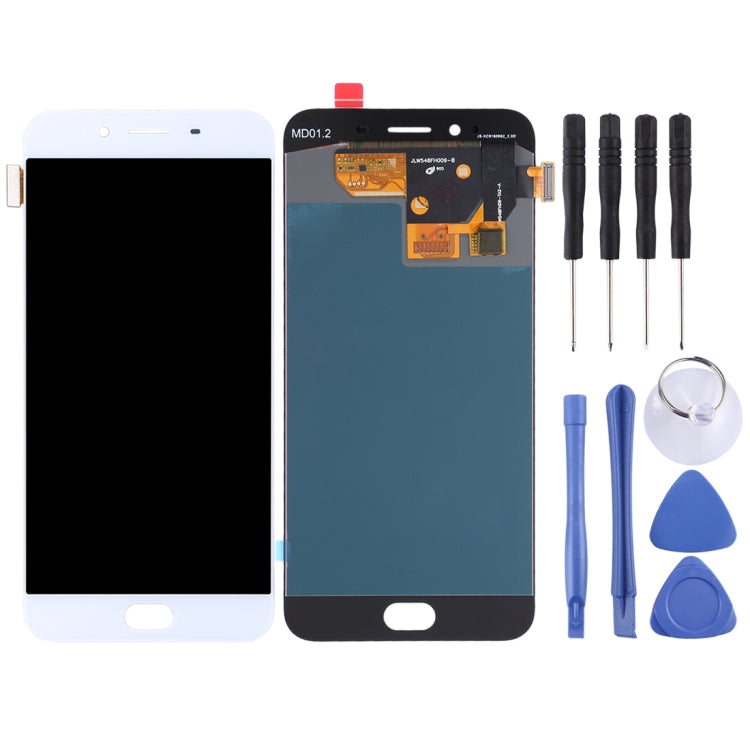 Original LCD Screen for OPPO R9s with Digitizer Full Assembly (White) - free shipping - PMC TechLife - Order now!
