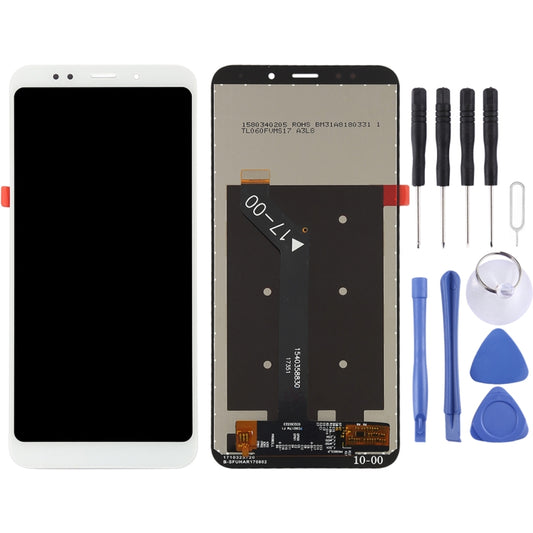 TFT LCD Screen for Xiaomi Redmi 5 Plus with Digitizer Full Assembly(White) - LCD Screen by PMC Jewellery | Online Shopping South Africa | PMC Jewellery