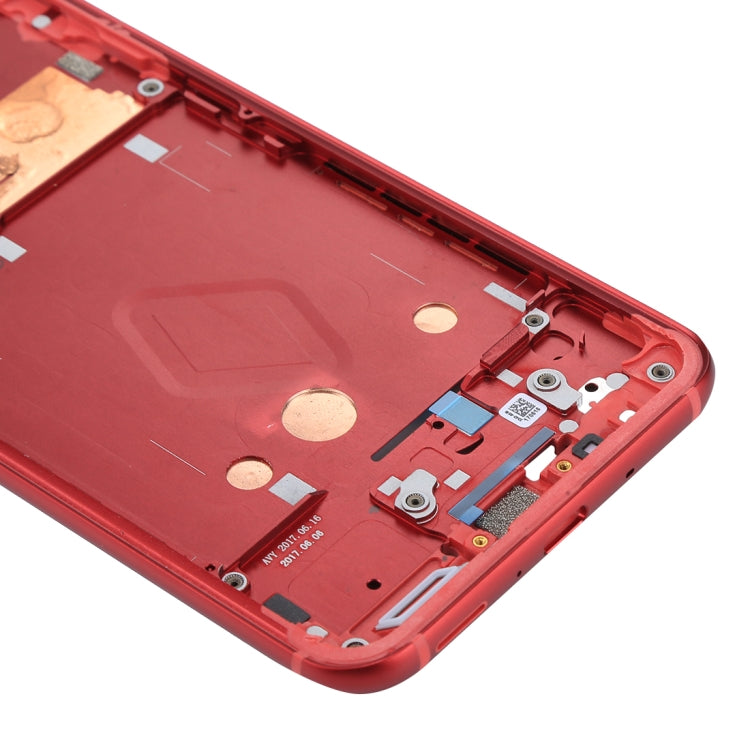 Front Housing LCD Frame Bezel Plate for HTC U11(Red) - Full Housing Cover by PMC Jewellery | Online Shopping South Africa | PMC Jewellery