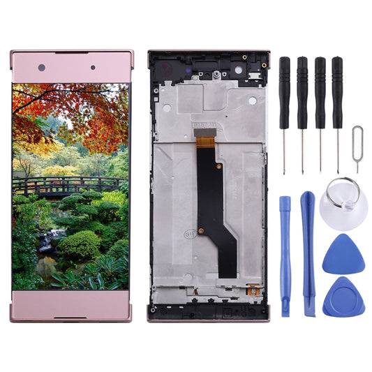 OEM LCD Screen for Sony Xperia XA1 G3112 G3116 G3121 Digitizer Full Assembly with Frame(Pink) - LCD Screen by PMC Jewellery | Online Shopping South Africa | PMC Jewellery