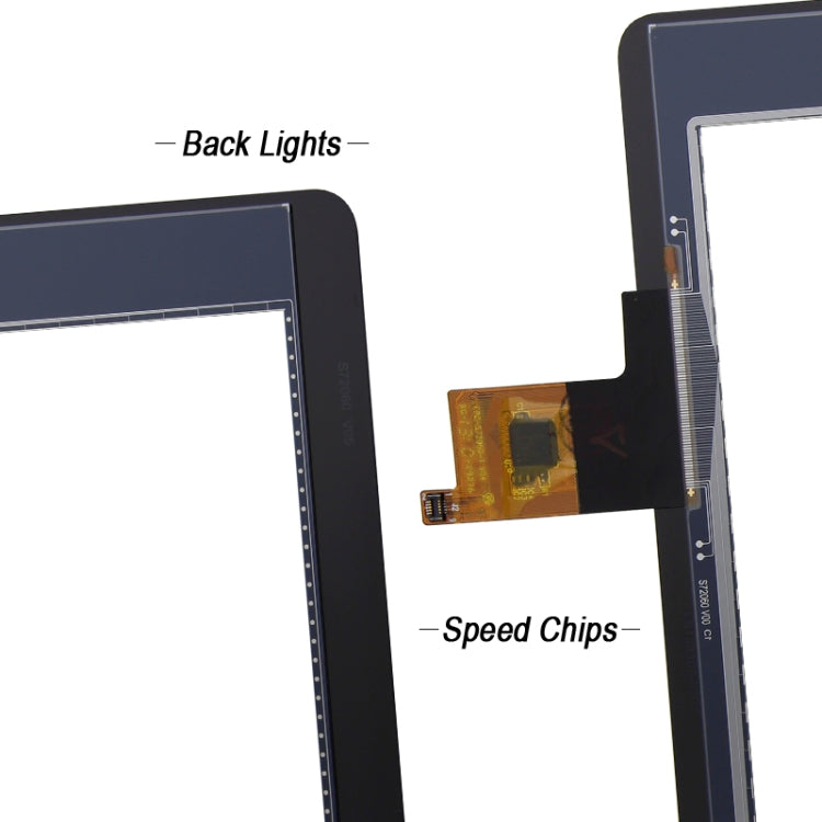 Touch Panel for Huawei MediaPad S7-301 S7-301U S7-303U(Black) - free shipping - PMC TechLife - Order now!