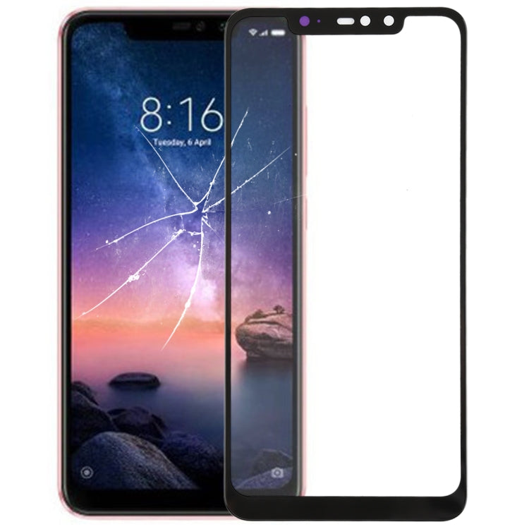 Front Screen Outer Glass Lens for Xiaomi Redmi Note 6 Pro(Black) - free shipping - PMC TechLife - Order now!