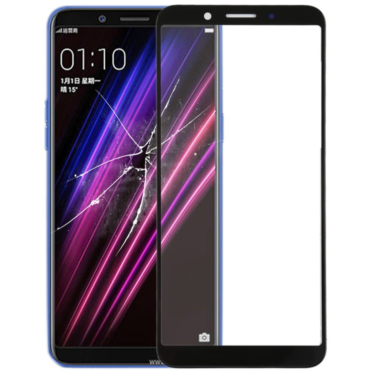 For OPPO A1 Front Screen Outer Glass Lens (Black) - free shipping - PMC TechLife - Order now!