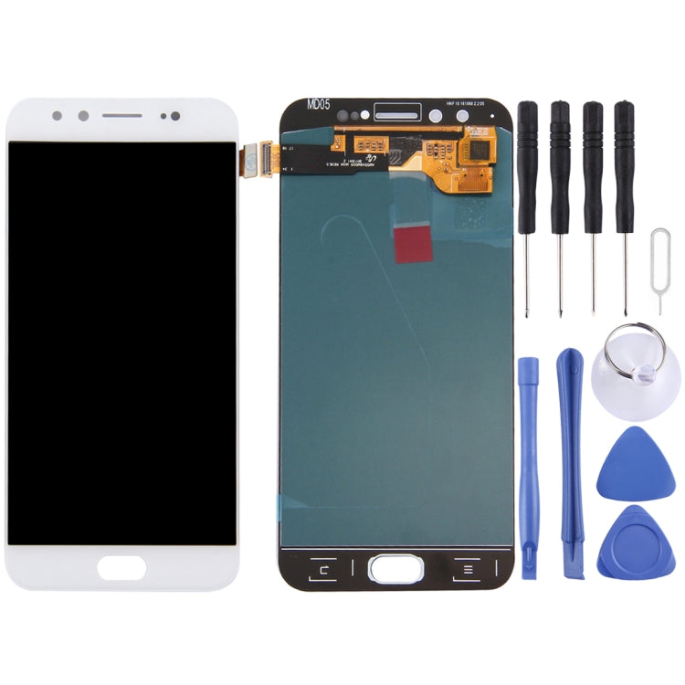 Original OLED LCD Screen For Vivo X9/X9s with Digitizer Full Assembly (White) - LCD Screen by PMC Jewellery | Online Shopping South Africa | PMC Jewellery