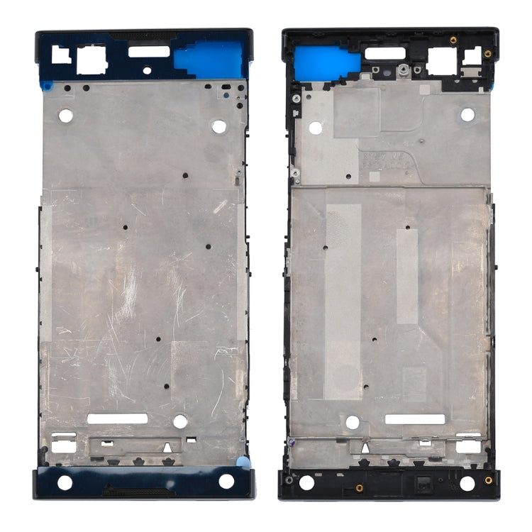 for Sony Xperia XA1 Front Housing LCD Frame Bezel Plate(Black) - Frame Bezel Plate by PMC TechLife | Online Shopping South Africa | PMC TechLife