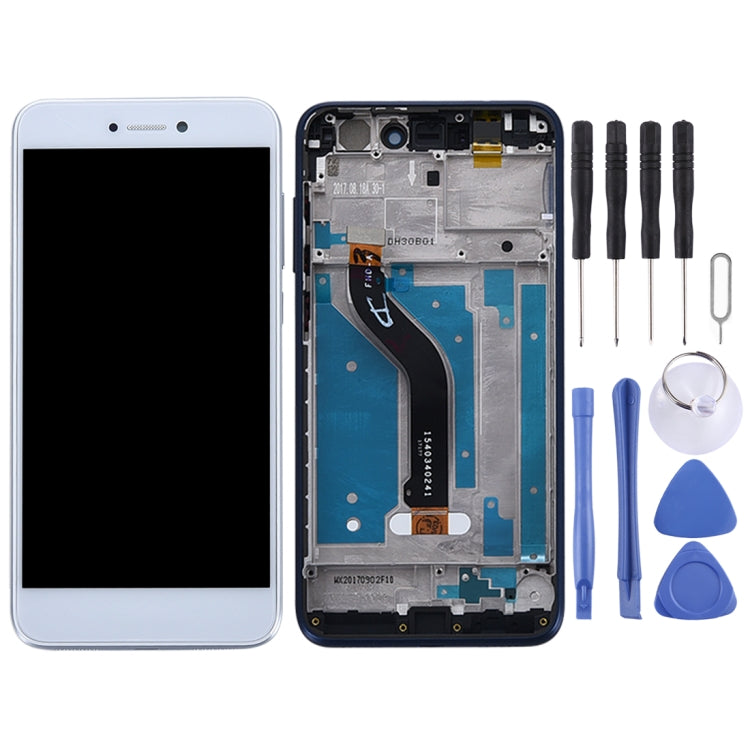 OEM LCD Screen for Huawei P8 Lite (2017) Digitizer Full Assembly with Frame (White) - free shipping - PMC TechLife - Order now!
