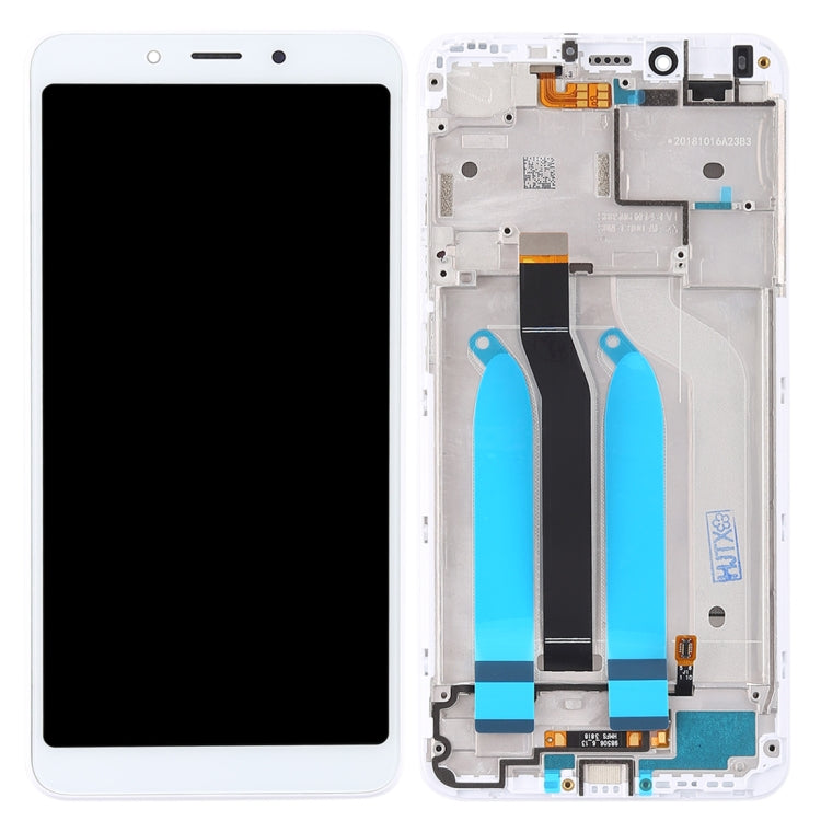 TFT LCD Screen for Xiaomi Redmi 6A / Redmi 6 Digitizer Full Assembly with Frame(White) - free shipping - PMC TechLife - Order now!