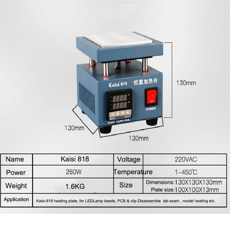 Kaisi 818 Heating Station Constant Temperature Heating Plate, US Plug - Repair Platform by Kaisi | Online Shopping South Africa | PMC Jewellery