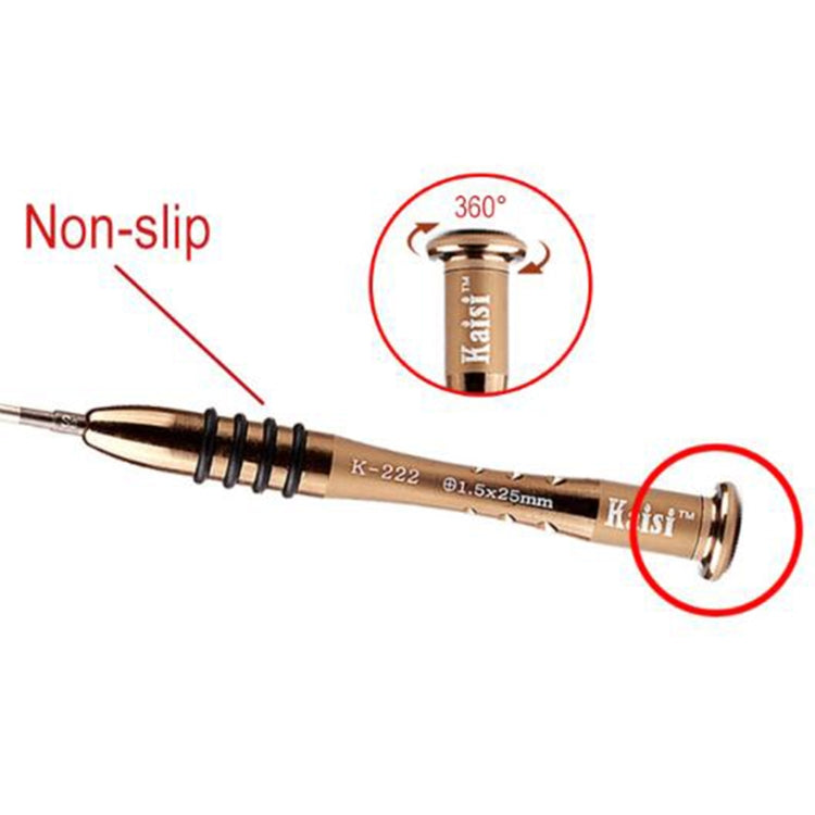 Kaisi K-222 Precision Screwdrivers Professional Repair Opening Tool for Mobile Phone Tablet PC (Y shape: 0.6) - Screwdriver by Kaisi | Online Shopping South Africa | PMC Jewellery