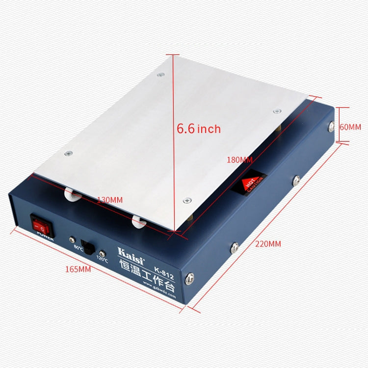 Kaisi K-812 Constant Temperature Heating Plate LCD Screen Open Separator Desoldering Station, EU Plug - Repair Platform by Kaisi | Online Shopping South Africa | PMC Jewellery