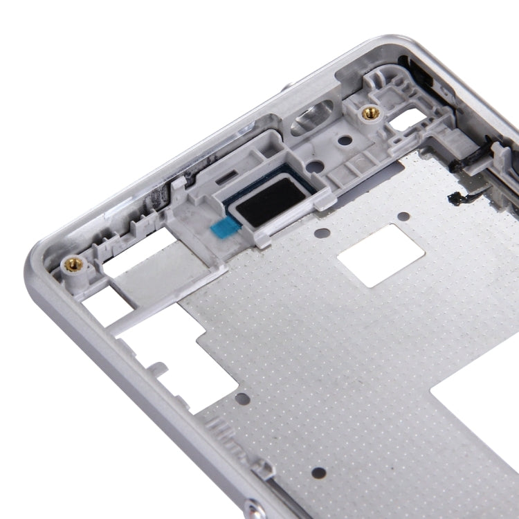 Front Housing LCD Frame Bezel for Sony Xperia Z1 Compact / Mini(White) - Frame Bezel Plate by PMC TechLife | Online Shopping South Africa | PMC TechLife