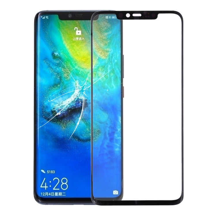 For Huawei Mate 20 Pro Front Screen Outer Glass Lens (Black) - free shipping - PMC TechLife - Order now!