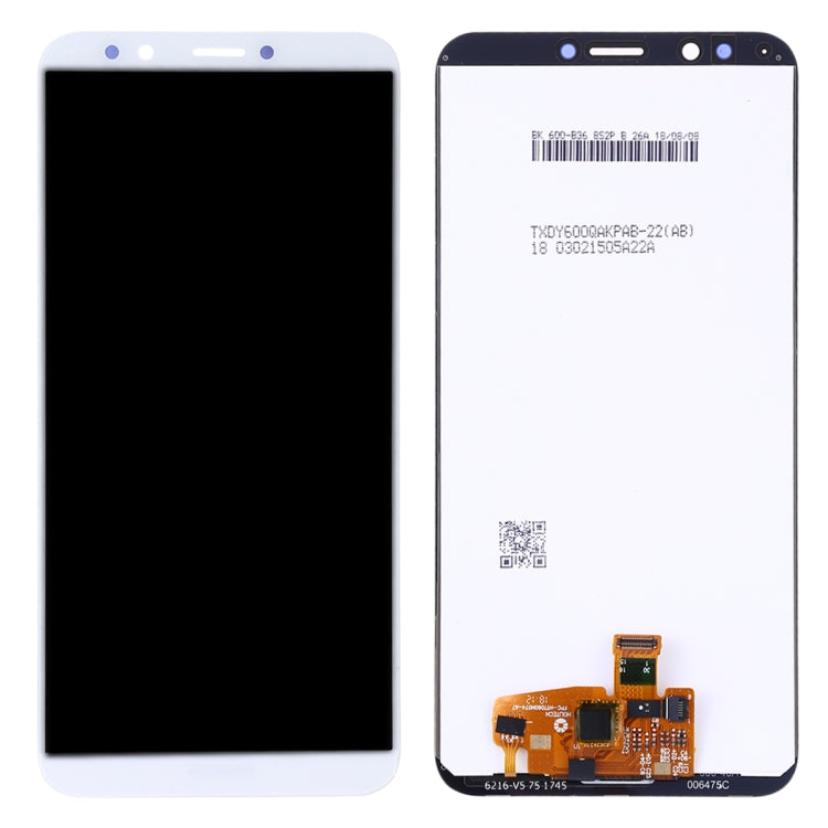 OEM LCD Screen for Huawei Y7 Prime (2018) with Digitizer Full Assembly (White) - LCD Screen by PMC Jewellery | Online Shopping South Africa | PMC Jewellery