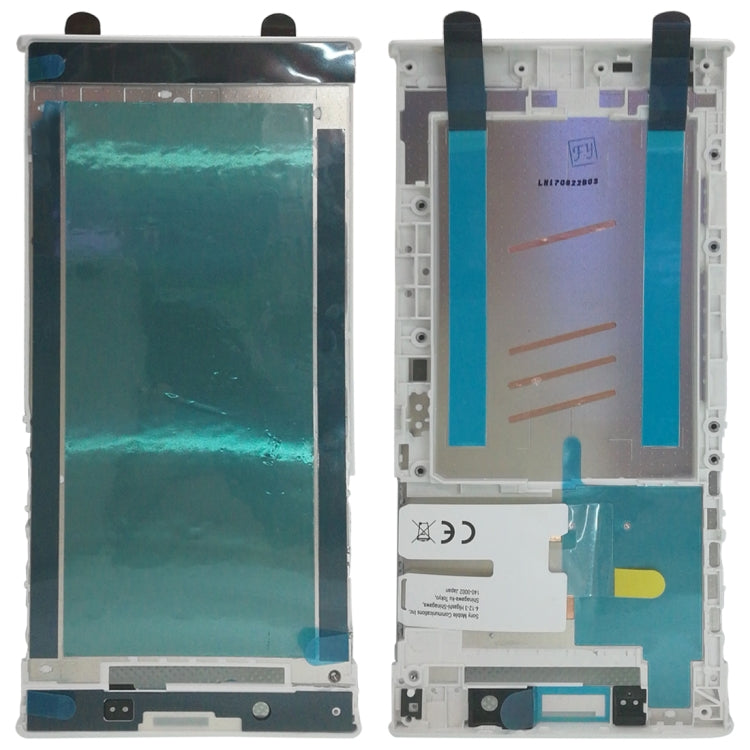 Front Housing LCD Frame Bezel for Sony Xperia L1 (White) - Frame Bezel Plate by PMC TechLife | Online Shopping South Africa | PMC TechLife