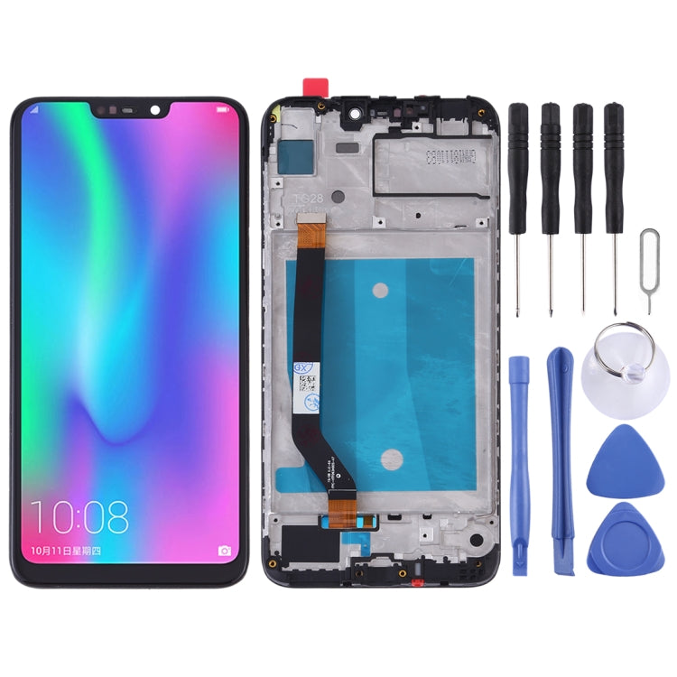 OEM LCD Screen for Huawei Honor 8C Digitizer Full Assembly with Frame (Black) - free shipping - PMC TechLife - Order now!