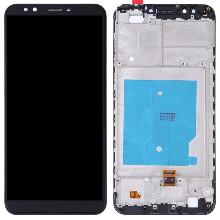 OEM LCD Screen for Huawei Y7 (2018) Digitizer Full Assembly with Frame (Black) - LCD Screen by PMC Jewellery | Online Shopping South Africa | PMC Jewellery